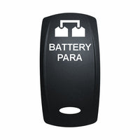 Technoexpress Shop BATTERY PARA rocker switch with battery-parallel icon and white label