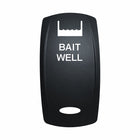 Technoexpress Shop rocker switch labeled BAIT WELL with white baitwell tank icon