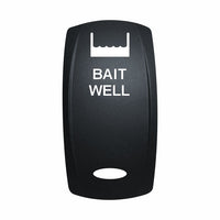 Technoexpress Shop rocker switch labeled BAIT WELL with white baitwell tank icon