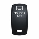 Technoexpress FISHBOX AFT rocker switch with white fishbox icon and label