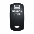 Technoexpress FISHBOX STBD rocker switch with fishbox icon and oval indicator window