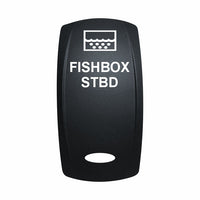 Technoexpress FISHBOX STBD rocker switch with fishbox icon and oval indicator window