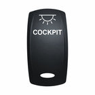 Technoexpress Shop COCKPIT marine rocker switch actuator with light symbol, black