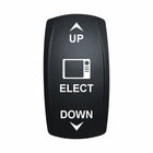 Technoexpress Shop rocker switch labeled ELECT with up and down arrows and electronics icon