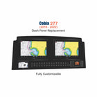 Cobia 277 replacement boat dash panel with integrated switch panel and precision-cut custom fit