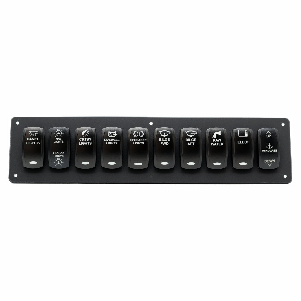 10 Switch Blacklit Ready Contura V Panel