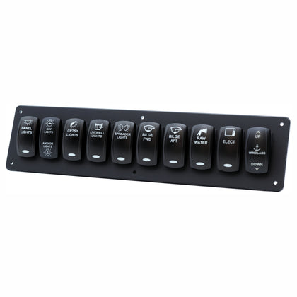 10 Switch Backlit Ready Contura V Panel