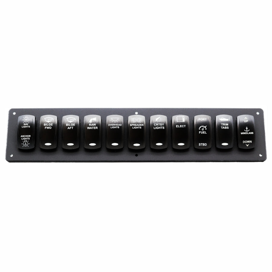 11 Switch Blacklit Ready Contura V Panel