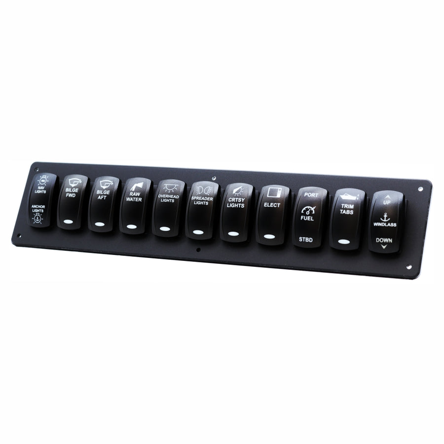 11 Switch Blacklit Ready Contura V Panel
