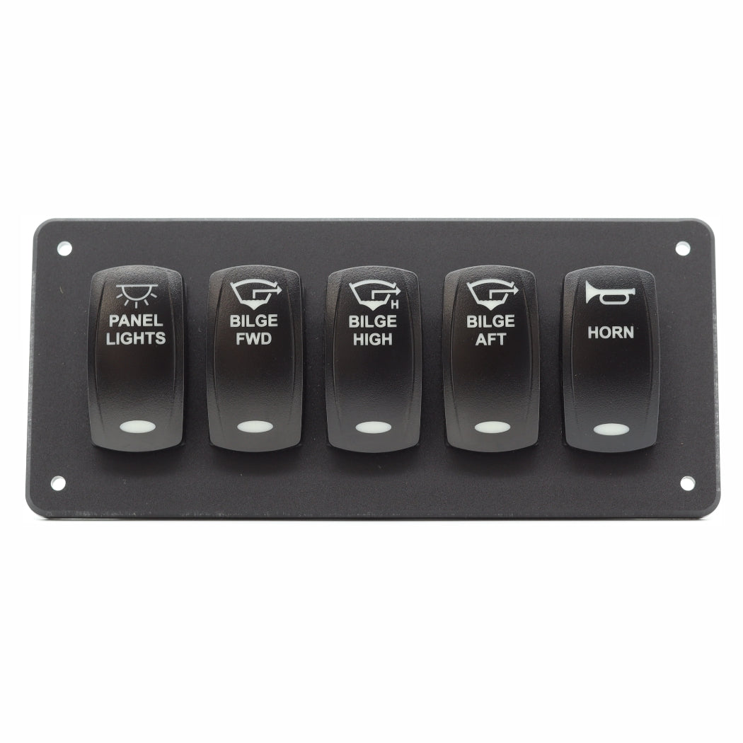 5 Switch Blacklit Ready Contura V Panel