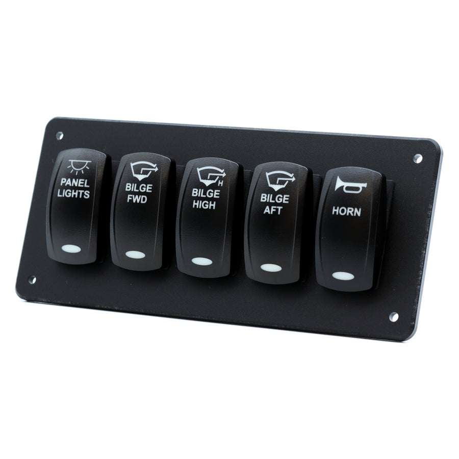5 Switch Blacklit Ready Contura V Panel