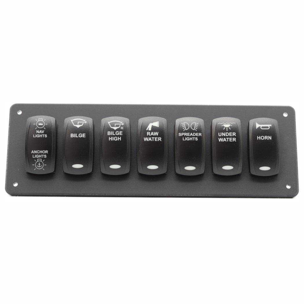 7 Switch Blacklit Ready Contura V Panel