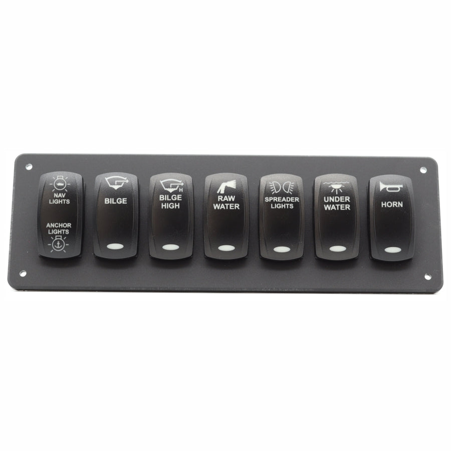 7 Switch Blacklit Ready Contura V Panel