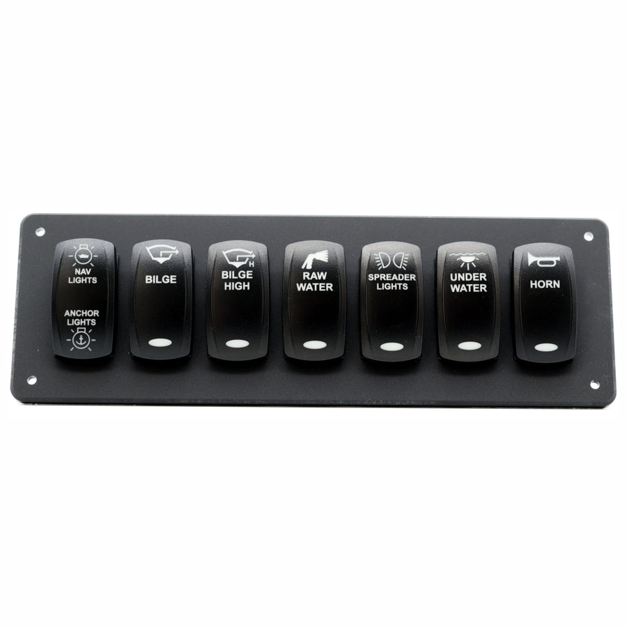 7 Switch Blacklit Ready Contura V Panel