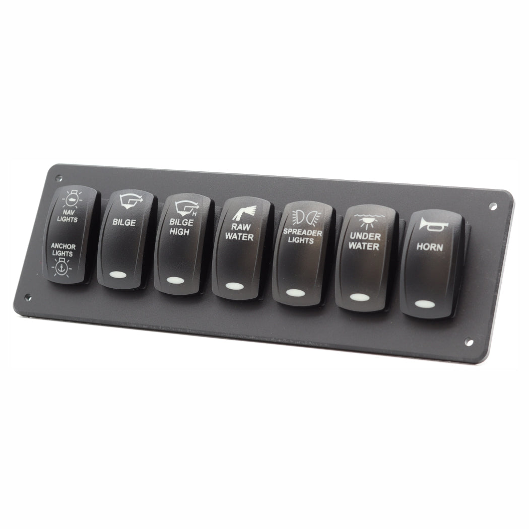 7 Switch Blacklit Ready Contura V Panel