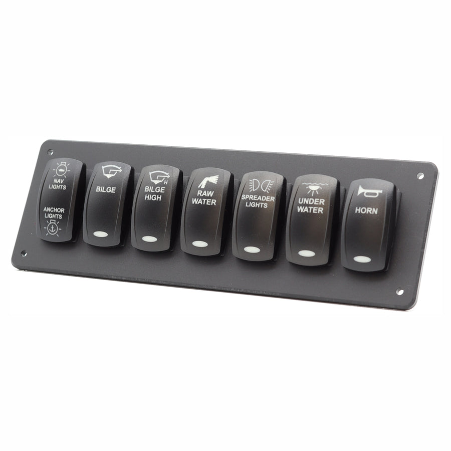 7 Switch Blacklit Ready Contura V Panel