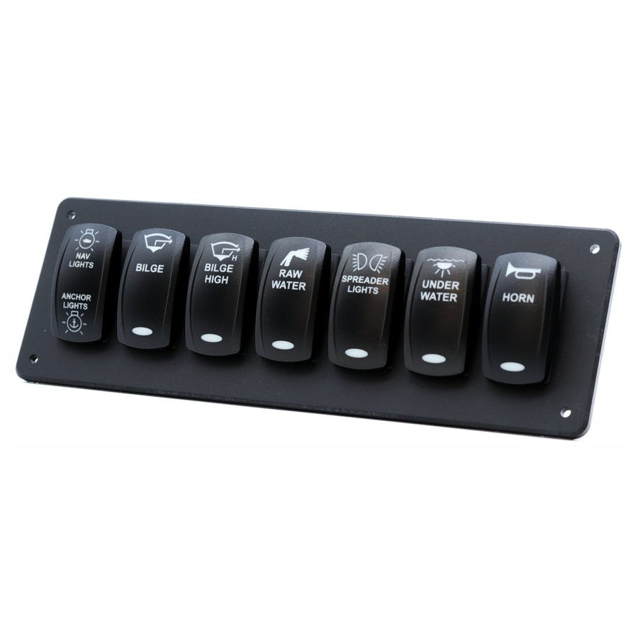 7 Switch Blacklit Ready Contura V Panel
