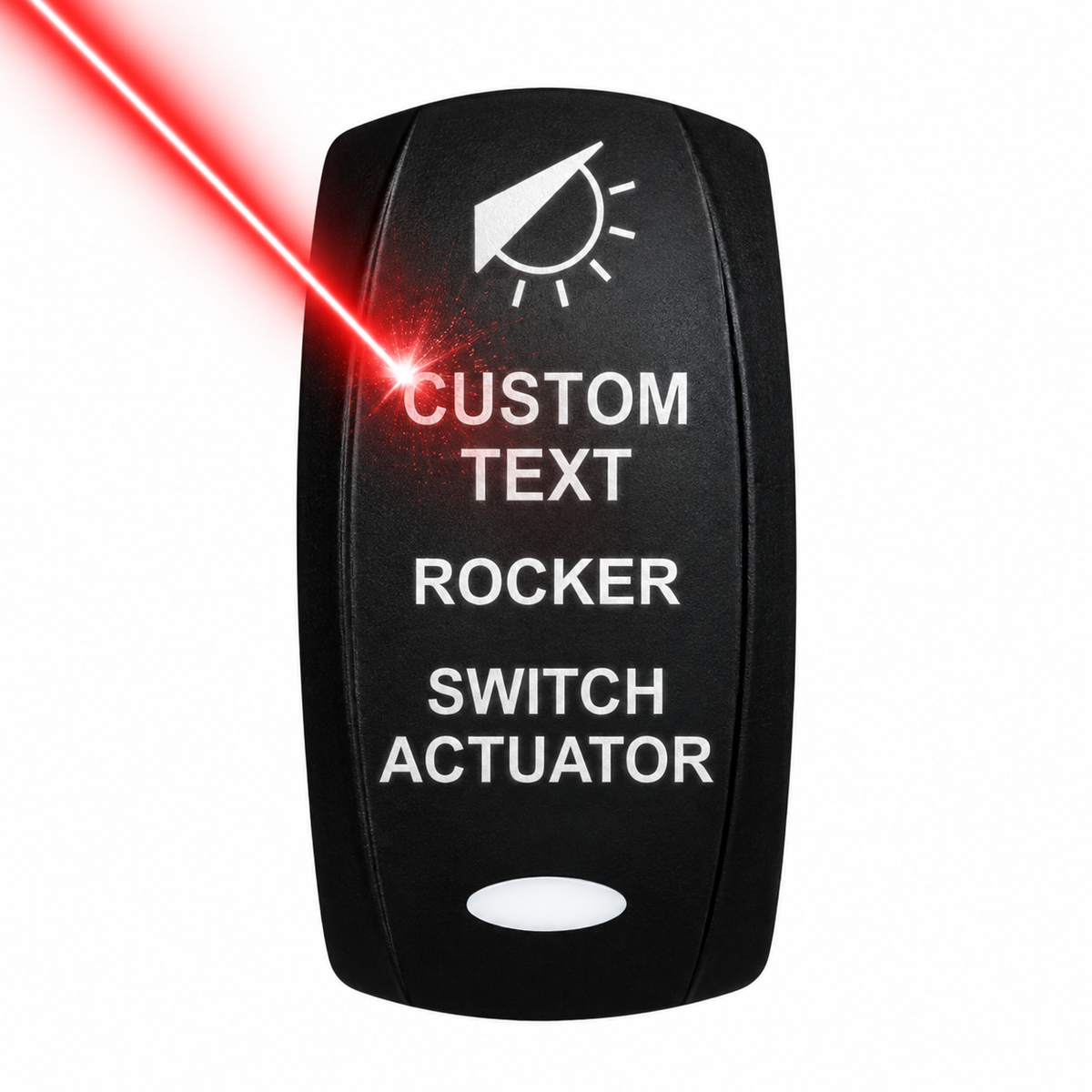 Custom Laser Etched Contura V Actuator