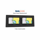 Dusky 31CC Dash Panel Replacement with custom etching