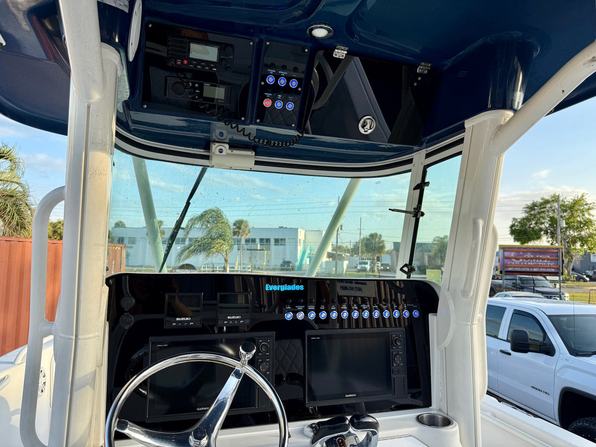 Everglades 290CC Cover Box Panel Replacement with custom etching