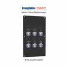 Key West 2300 Switch Panel Replacement with custom etching