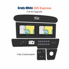 Grady White 305 Express Full Kit Replacement with custom etching
