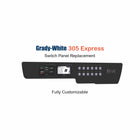 Grady-White 305 Express Switch Panel Replacement with custom etching