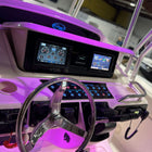 Grady-White Bimini 336 Dash Panel Replacement with custom etching
