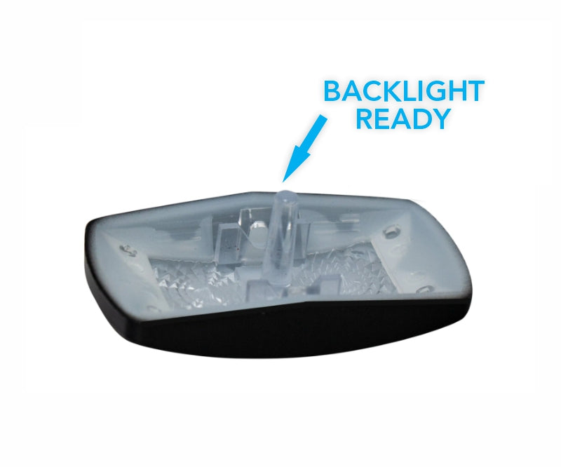 Technoexpress horizontal navigation light assembly with clear lens and BACKLIGHT READY