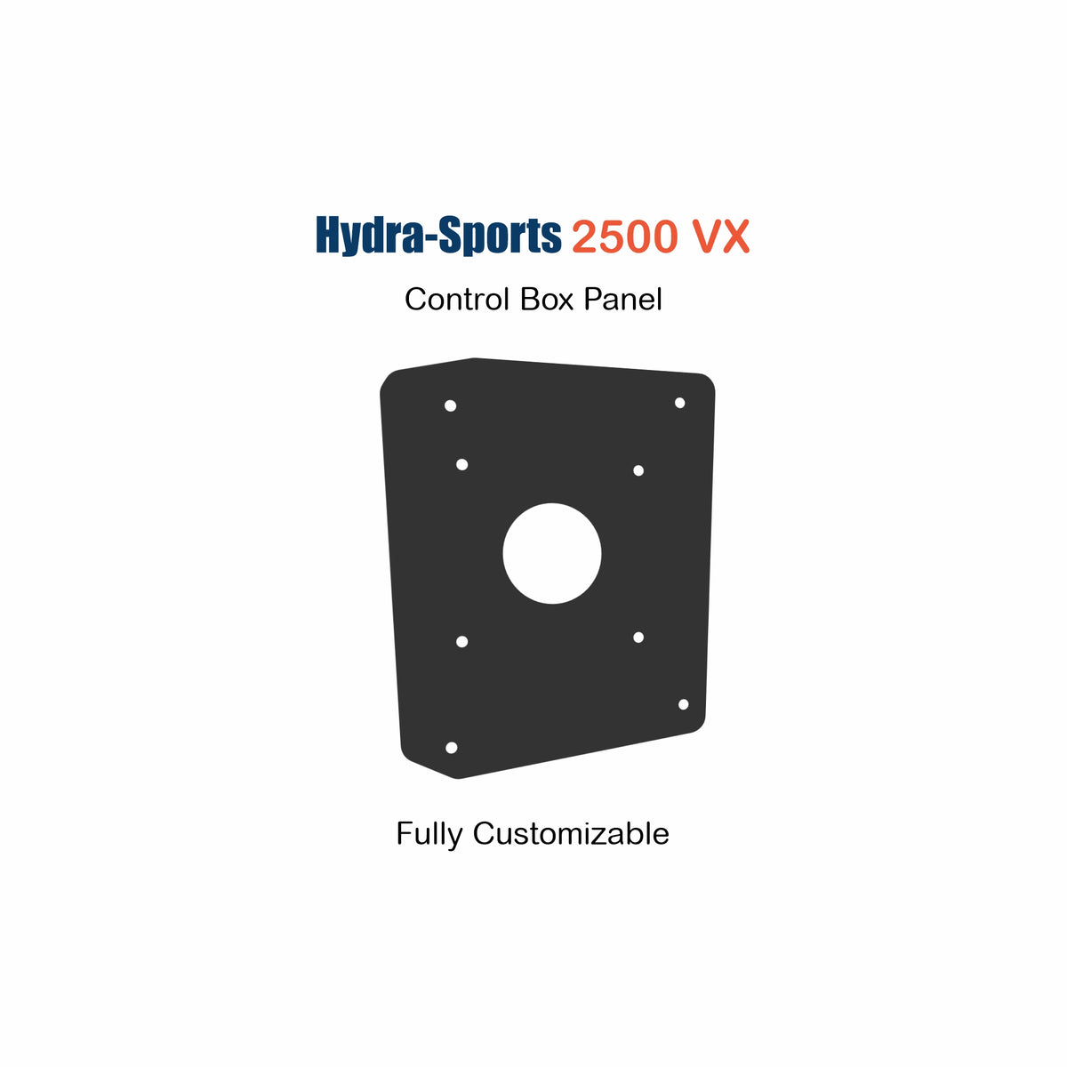 Hydra Sports 2500 VX Hardtop Panel Replacement with custom etching