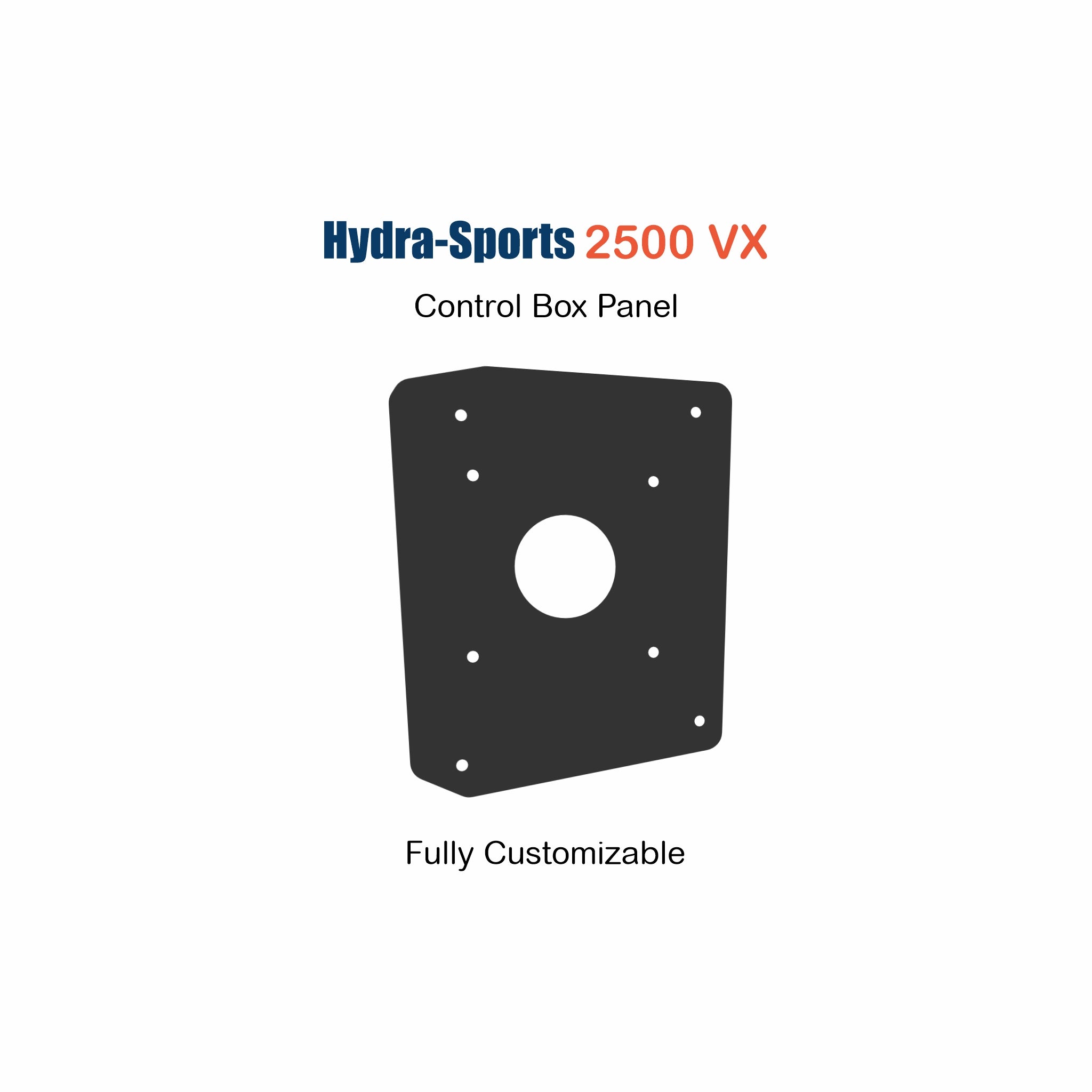 Hydra Sports 2500 VX Hardtop Panel Replacement with custom etching