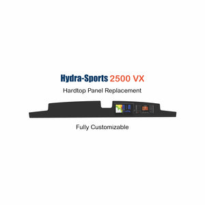 Hydra Sports 2500 VX Hardtop Panel Replacement with custom etching