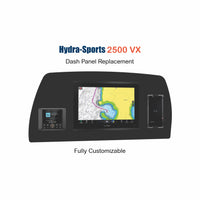 Hydra Sports 2500VX Dash Panel Replacement with custom etching