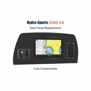 Hydra Sports 2500VX Dash Panel Replacement with custom etching