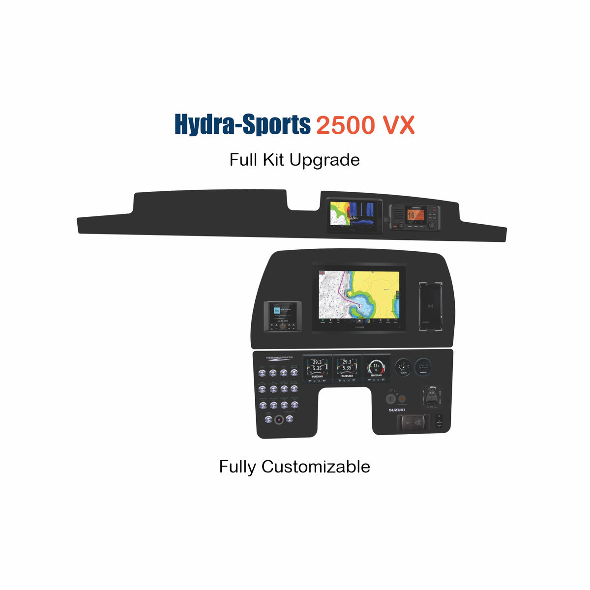 Hydra Sports 2500VX Full Kit Replacement with custom etching