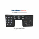 Hydra Sports 2500VX Switch Panel Replacement with custom etching