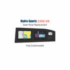 Hydra Sports 3300VX Dash Panel Replacement with custom etching