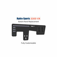 Hydra Sports 3300VX Switch Panel Replacement with custom etching