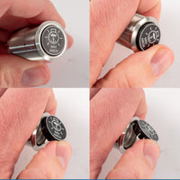22mm Acc 1 actuator from multiple angles showing NAV ANCH cap removed to reveal threaded body.