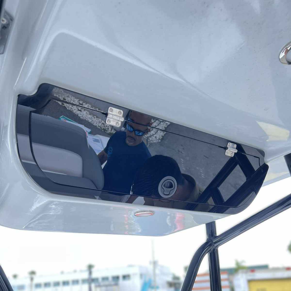 Replacement of the Key West 2300 hard  top panel.