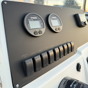 Keywest 1720 Sportsman Dash Panel Replacement with custom etching