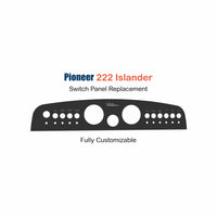 Pioneer 222 Islander Replacement with custom etching