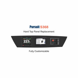 Pursuit S368 Hard Top Panel Replacement with custom etching