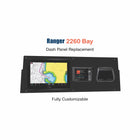 Ranger 2260 Bay Dash Panel Replacement with custom etching