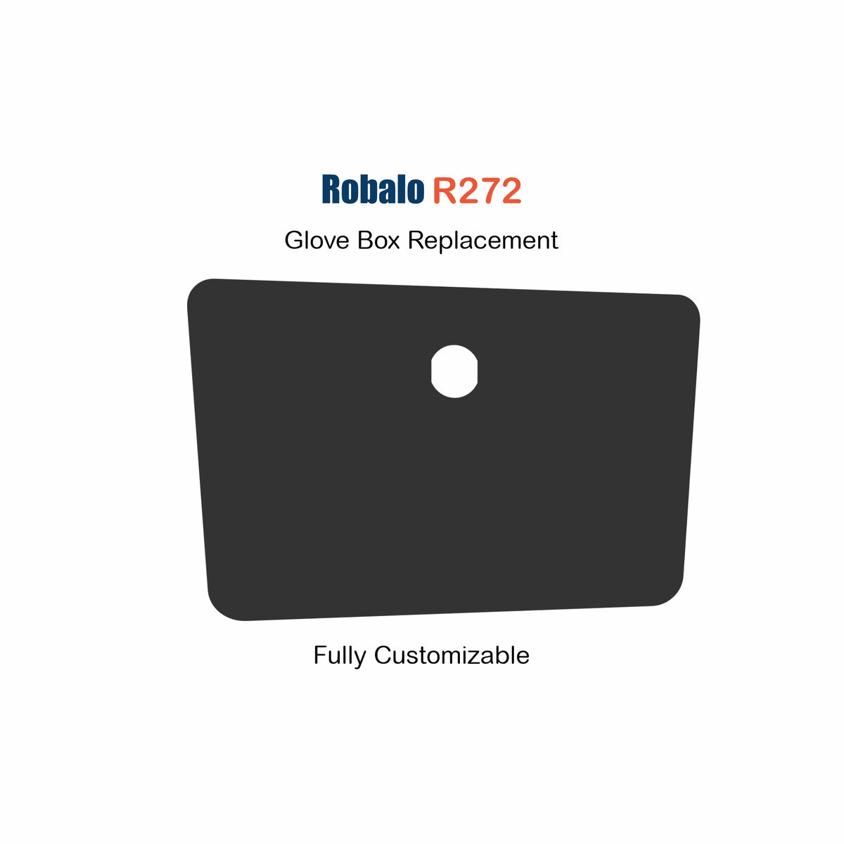 Robalo R272 Glove Box Panel Replacement with custom etching