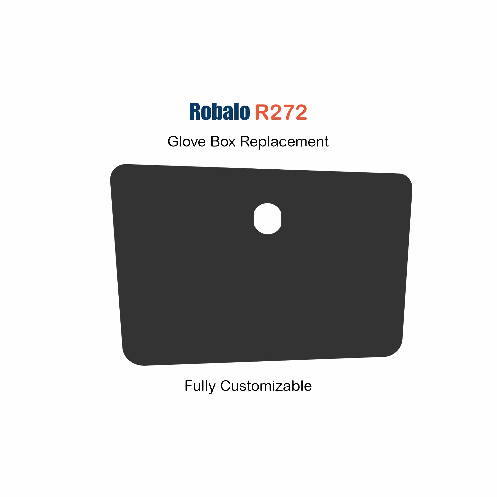 Robalo R272 Glove Box Panel Replacement with custom etching
