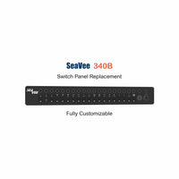 SeaVee 340B Switch Panel Replacement with custom etching
