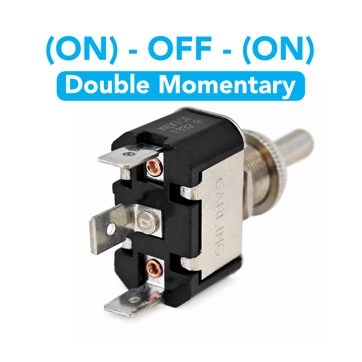 Toggle Switch SPDT - (ON)-OFF-(ON)