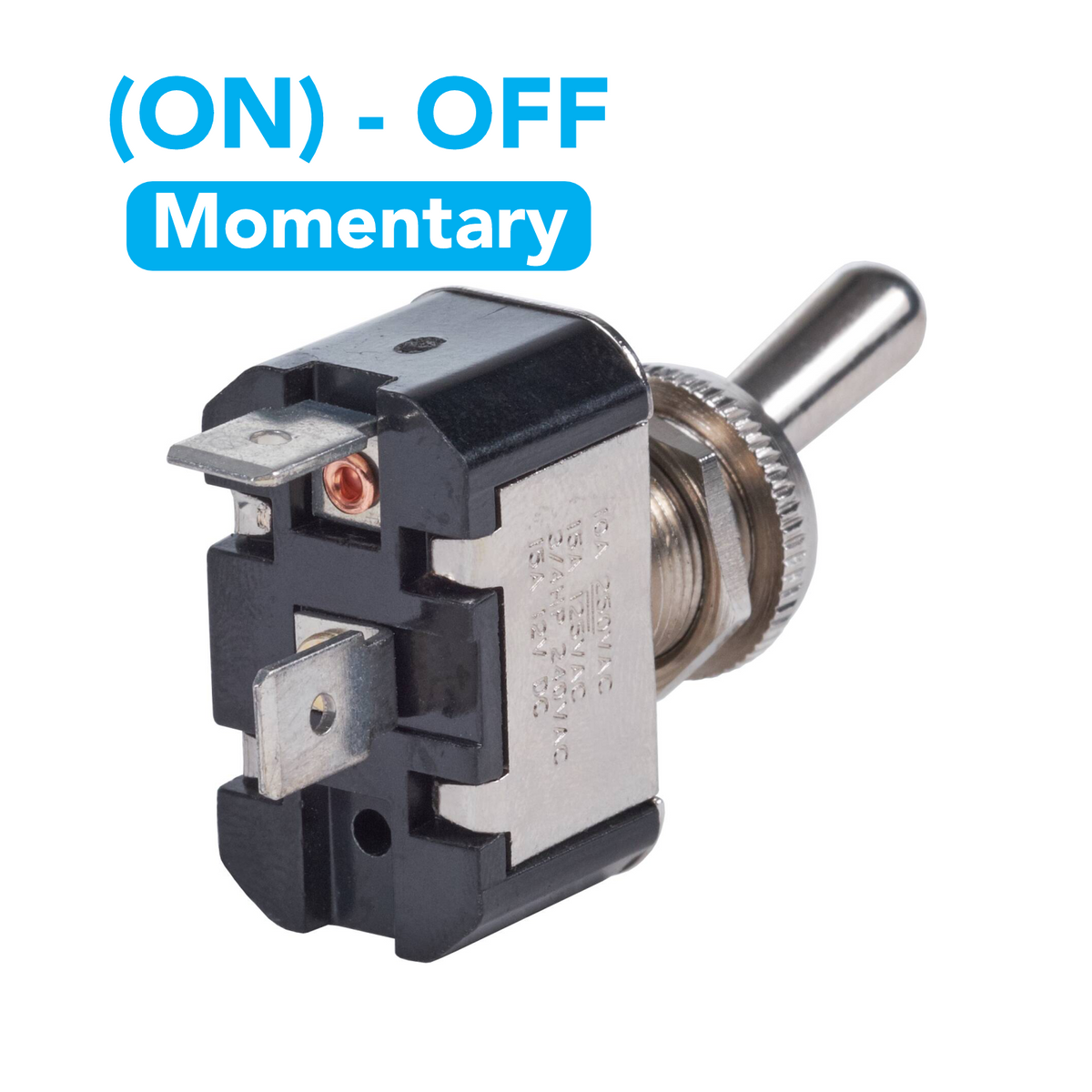 Toggle Switch SPST - (ON)-OFF