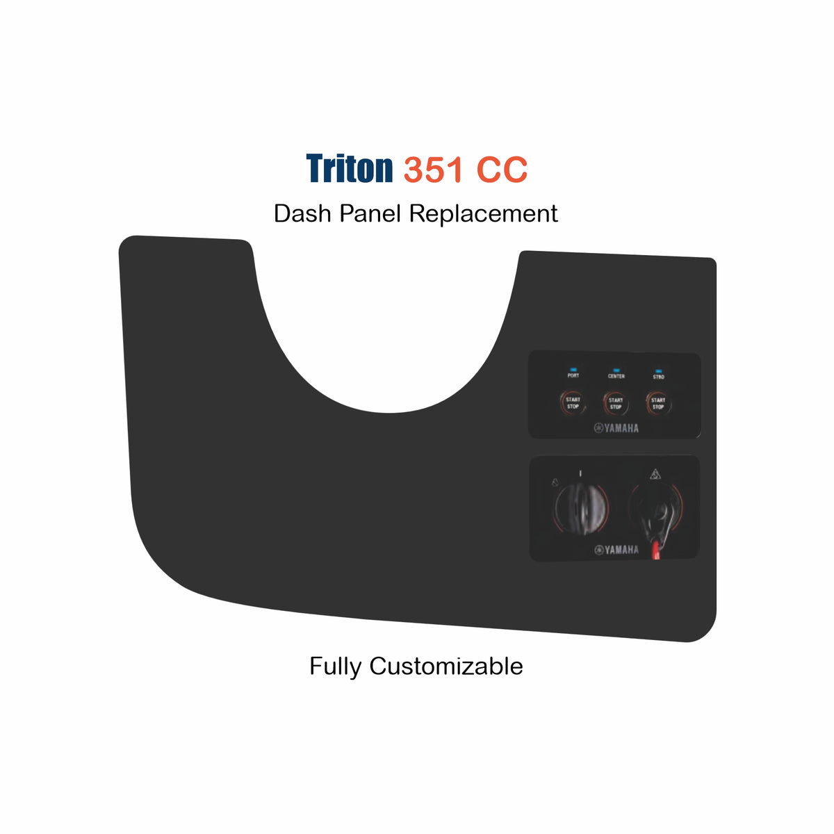 Ignition panel replacement for Triton 351 CC with customizable features